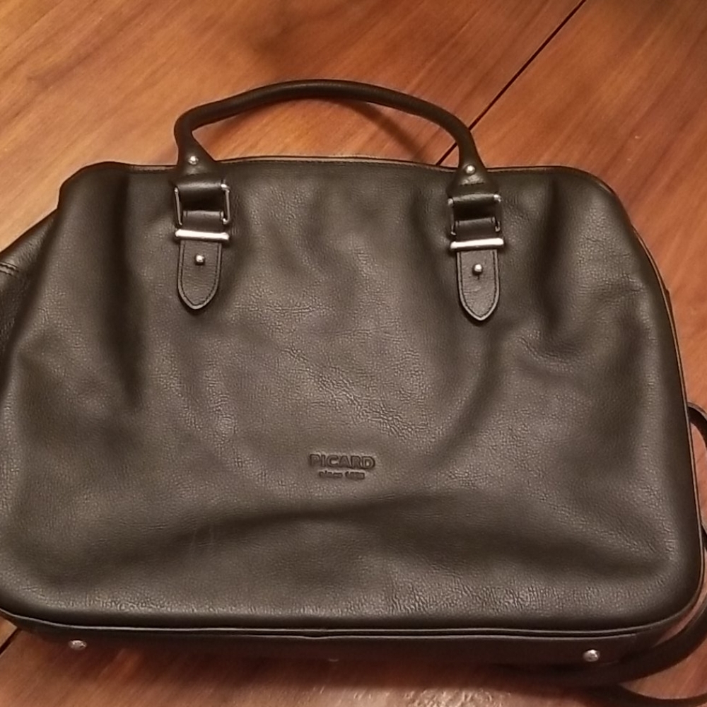 Picard leather unisex briefcase! Perfect condition